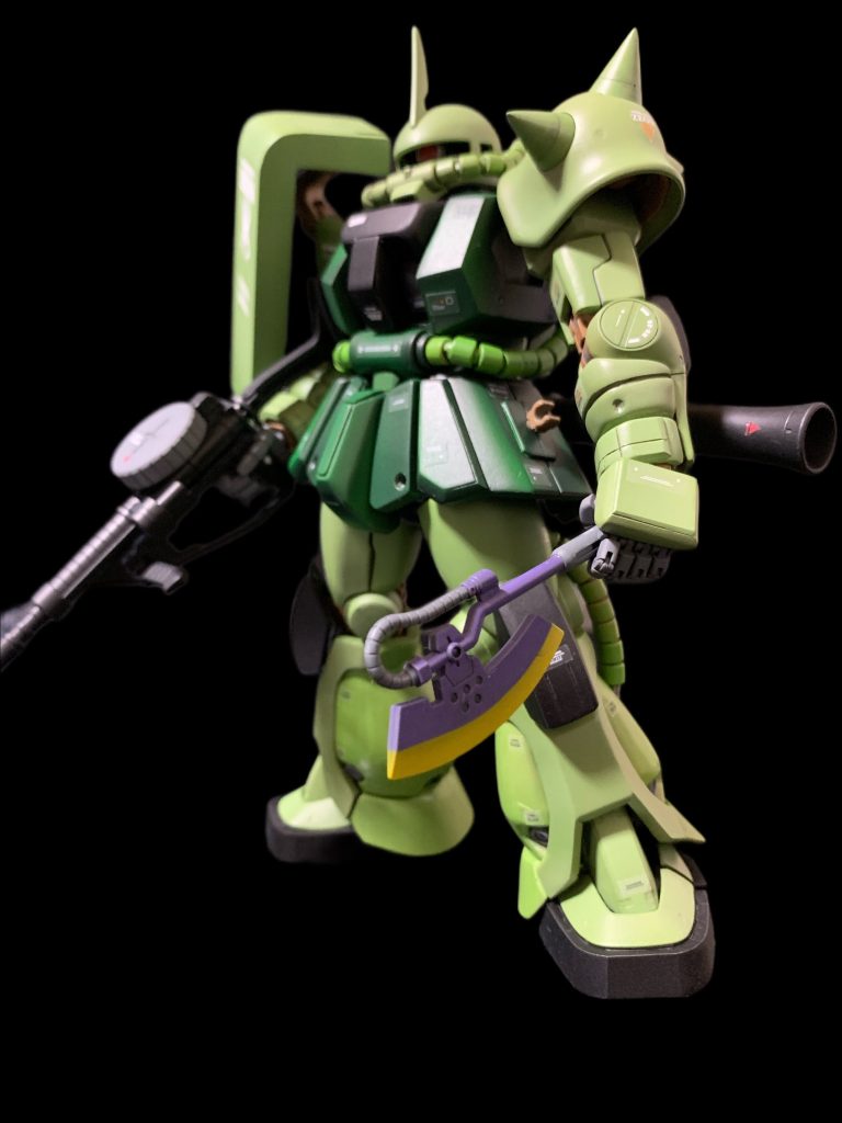 MG 1/100 MS-06S シャア専用ザク Ver.2.0（量産機カラーへ改修）–8枚目/制作者：ミヤさん