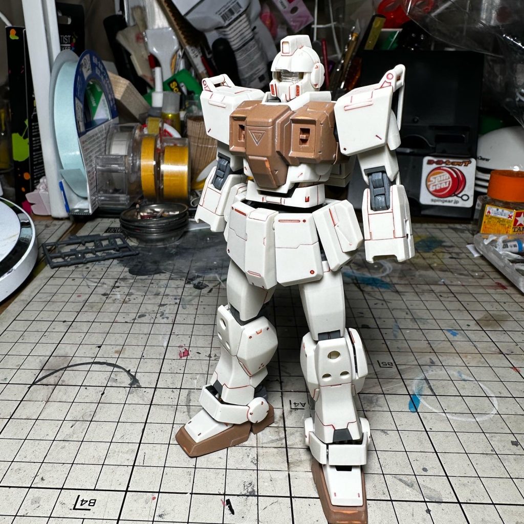 1/144 陸戦型ジム–4枚目/制作者：ますす