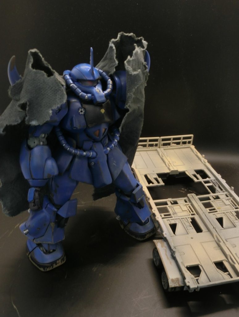 布を羽織ってみました。