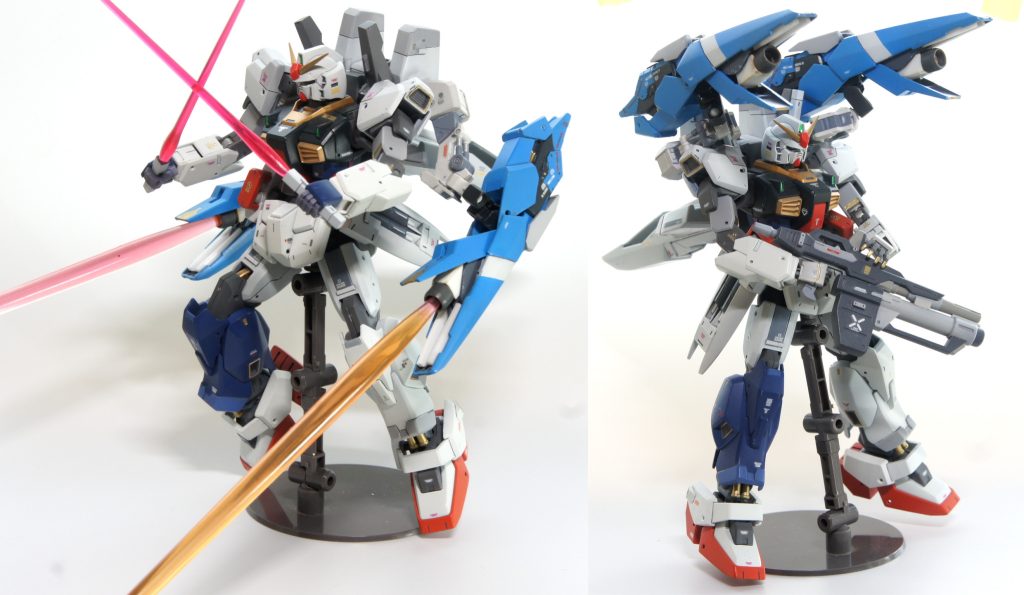 ビームサーベル4刀流とかオーバーハングキャノンみたいな。今回、エアブラシを導入したり、スジボリ追加、表面処理の重要性などたくさんの知見を得ました。次はもっときれいに作れるように頑張りたいです。でもしばらくガンプラは見たくないの…ガルプラの森に帰ろう…