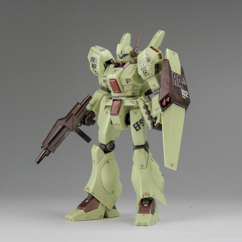 HG ジェガン (アクシズ・ショックイメージカラー)–2枚目/制作者：M.マウス Ver.Le