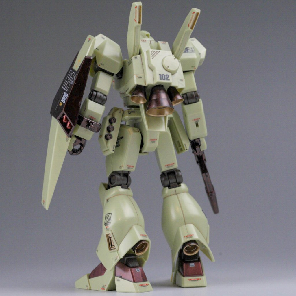 HG ジェガン (アクシズ・ショックイメージカラー)–3枚目/制作者：M.マウス Ver.Le