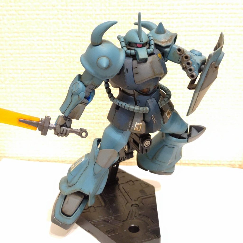 【余剰パーツおまけ付きカッコイイウザァリング塗装仕上げ】HGUCガンプラ グフ IMG_6542-1-aspect-ratio-750-