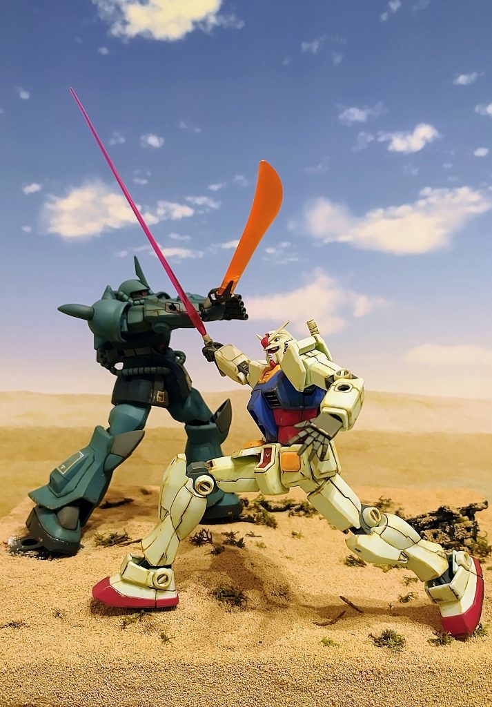 最後は、名シーンの再現を。ご覧頂きまして、ありがとうございました🙇砂漠ベースにアドバイス等ありましたら、宜しくお願いします。