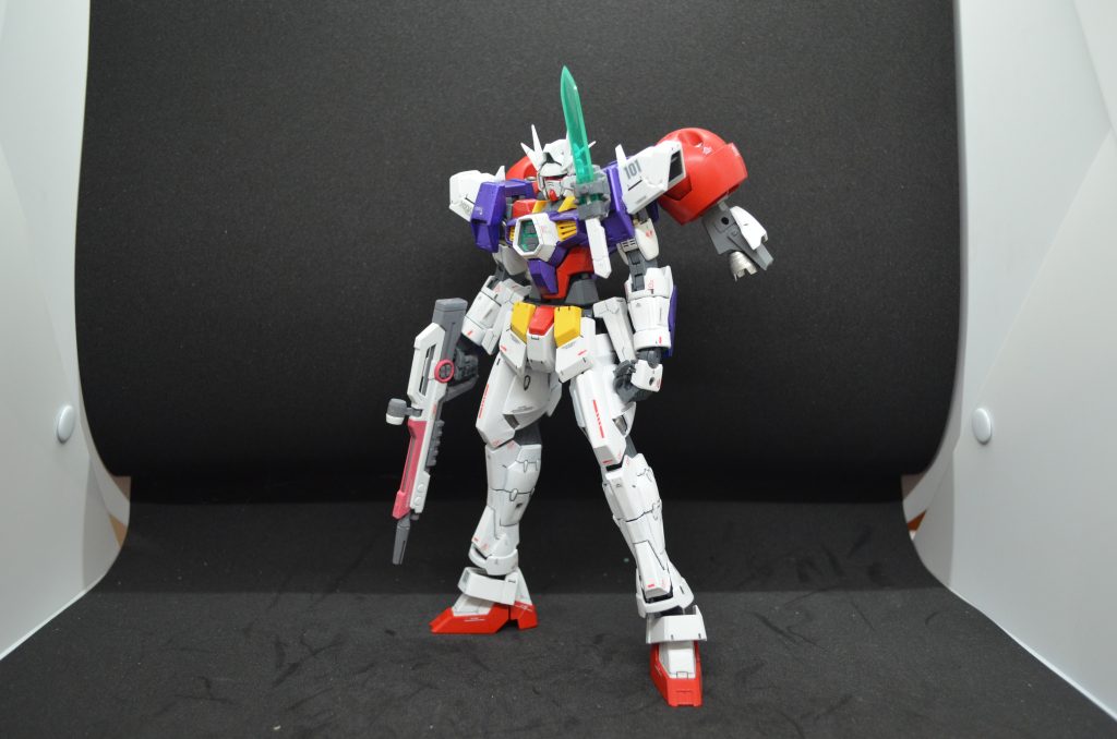 フロントショット。重たい玉を背負ってますが、自立は可能です。