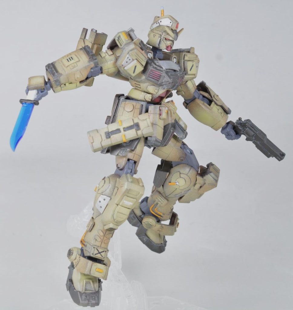 砂漠の雰囲気を出したくて、初めてウォッシングをしてみましたが、うまくいかず汚い感じになってしまいました。ここはしっかり練習していきたいと思います