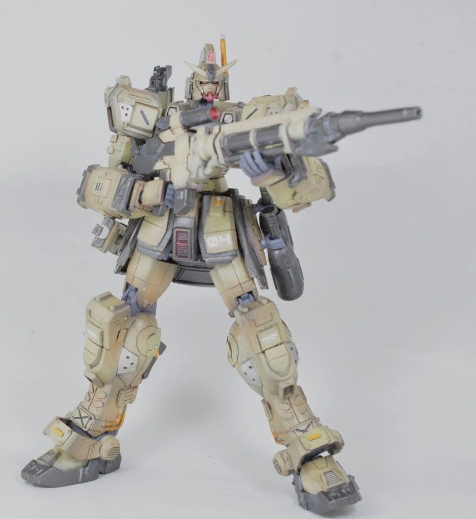 武装の紹介です。まずはメインとなるスナイパーライフル。30MM アルト用オプションウェポン1をそのまま使用しています。