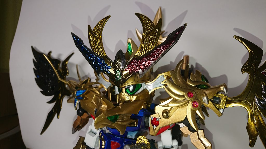 大将軍形態 重量増加により膝にキテますw 背中の天神大目牙はサイズアップしたんですが目立ちませんね。