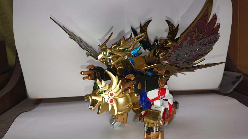 獅龍凰形態 この形態時の前足に四苦八苦しましたw