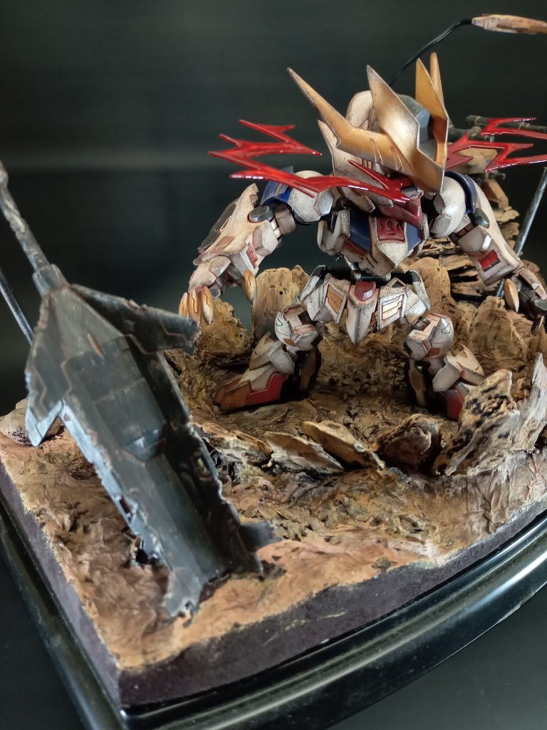 岩は100円ショップのバークチップ