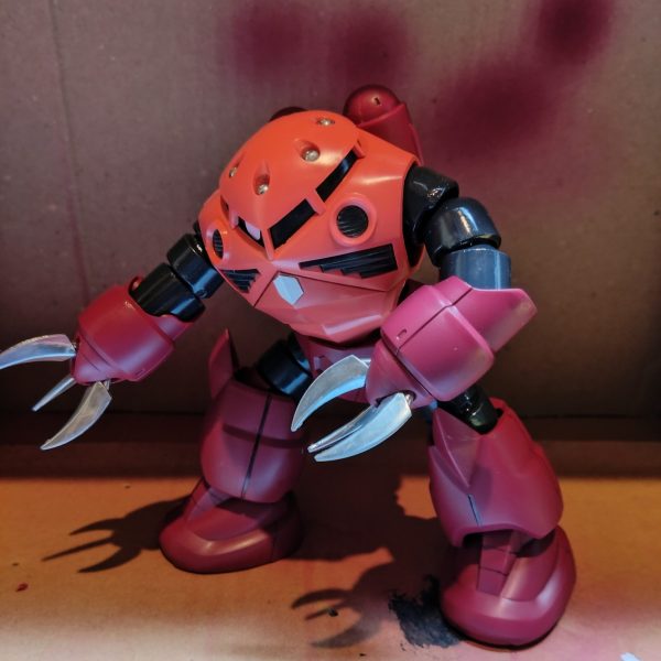 シャアズゴックエアブラシ塗装練習