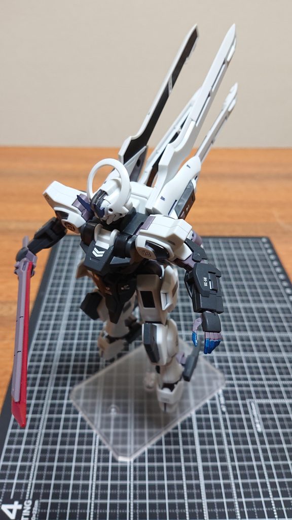 斜め上から撮るとこんな感じです。 