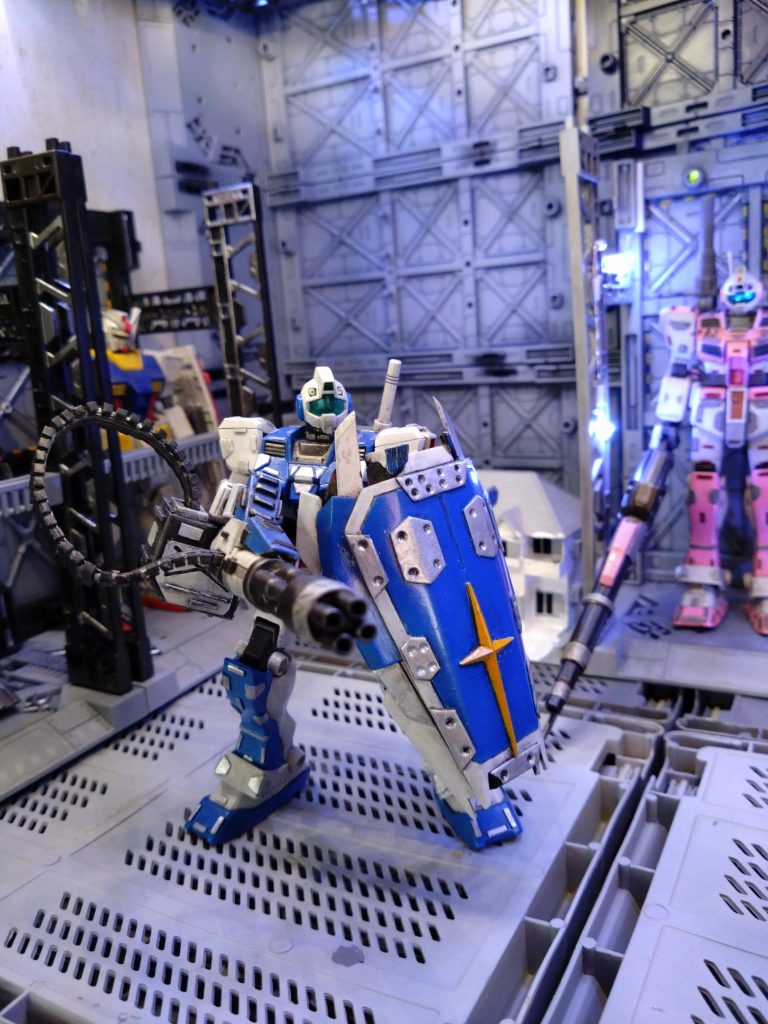 ジム寒冷地仕様はよくできたキットですね!作りやすくて格好いい!気付いたら5、6個素組みしていたので自分専用カスタム機にしてみました🛠️