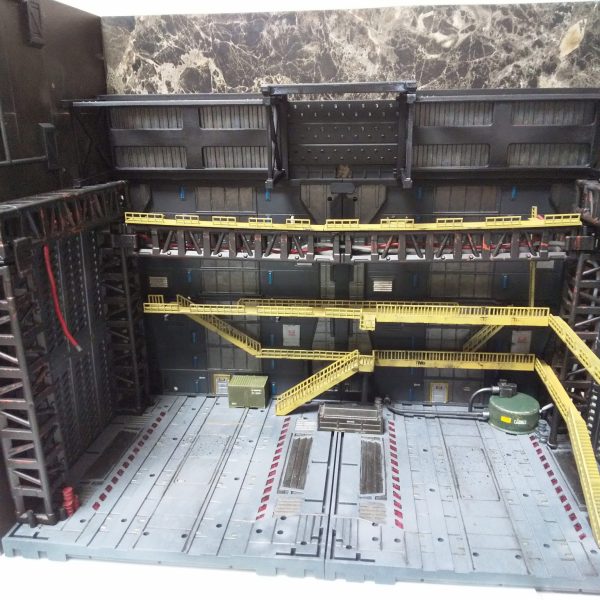 格納庫ジオラマ 第一工区