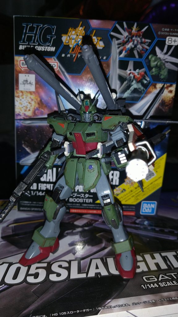 I.W.S.P.装備。確か漫画「ΔASTRAY」でこの組合せあったな。