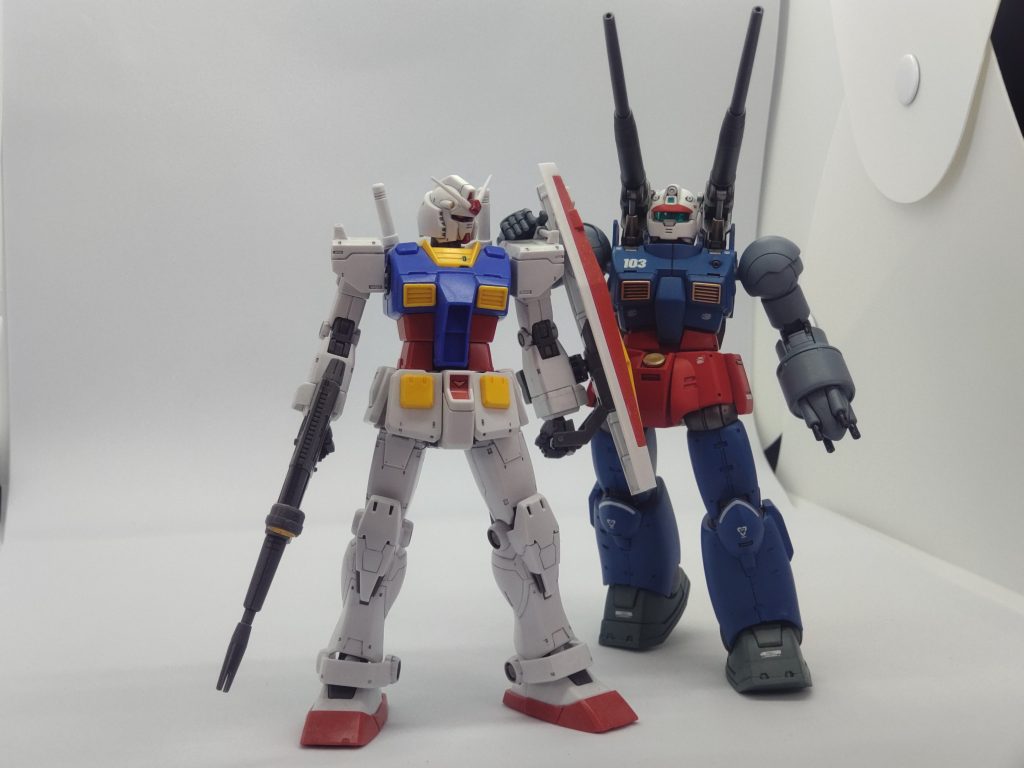 ガンダム(オリジン)との比較です最後まで閲覧して頂き、ありがとうございました😊