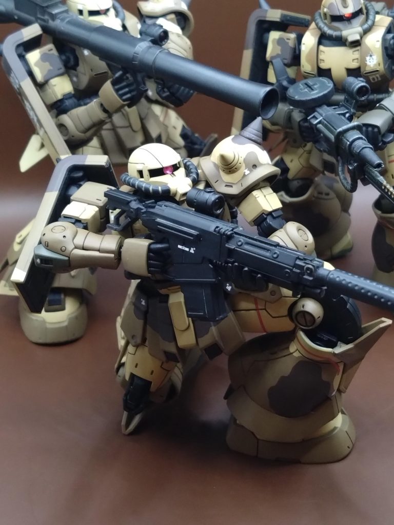 サザンクロス隊　高機動型ザク–3枚目/制作者：ひろ坊や