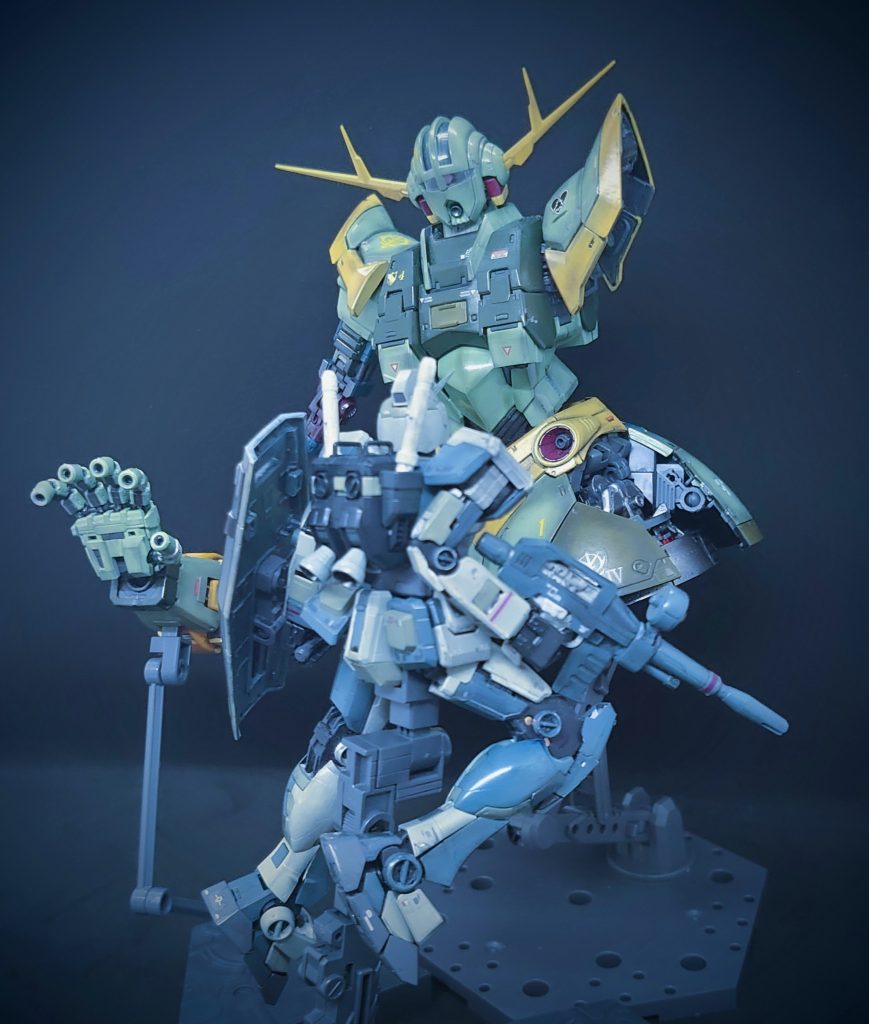 せっかくなので、アニメ1stの名シーンを再現※写真はアニメ準拠で、加工しています