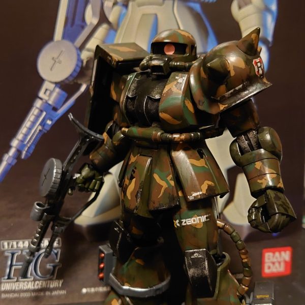 エコプラザクⅡ＠筆塗り迷彩全塗装