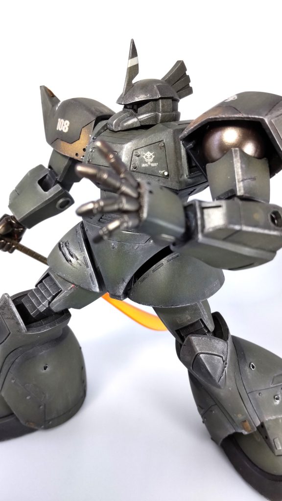 HGUC ゲルググ(角付き)–6枚目/制作者:おっさんX68kどきどきプラモ