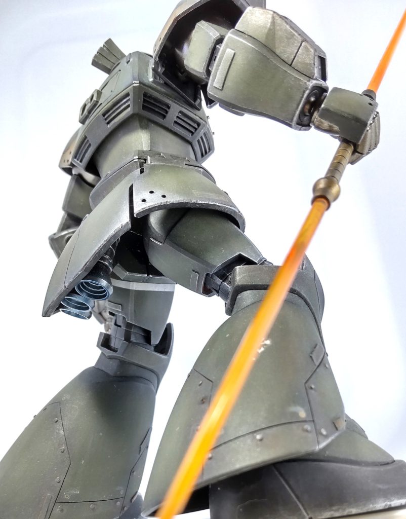HGUC ゲルググ(角付き)–7枚目/制作者:おっさんX68kどきどきプラモ