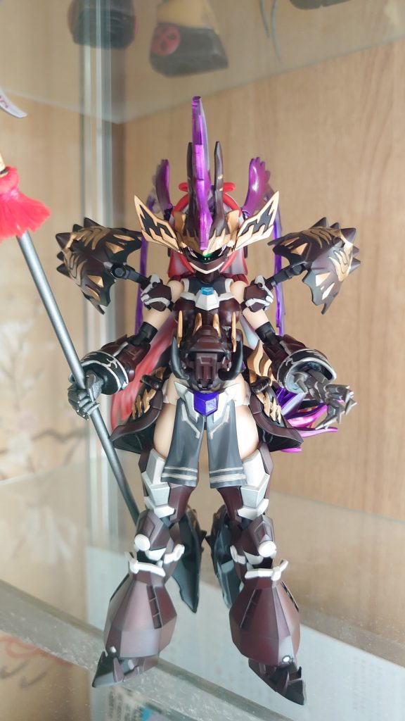 鬼神形態。呂布シナンジュと貂蝉クシャトリヤを組み合わせると変化するギミックをなるべく残しておきたかった。