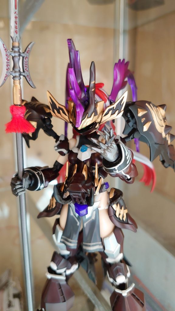 いわゆる美プラとガンプラのミキシングは初めてやりましたが難しいですね。関羽や董卓の構想も練ってあるのでそのうち作りたいです。