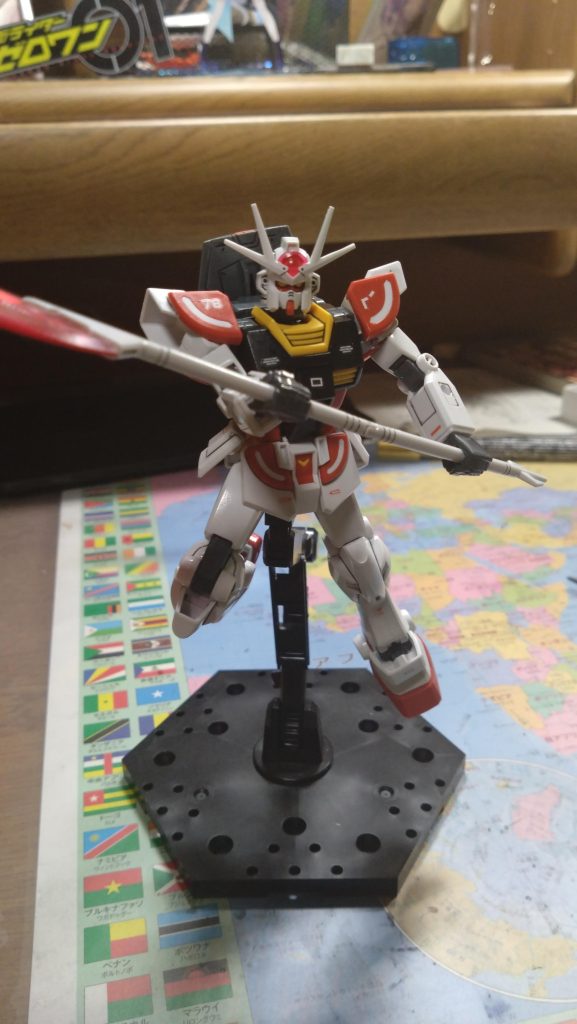 ビームラーナギナタを持たせて中々カッコいいですね