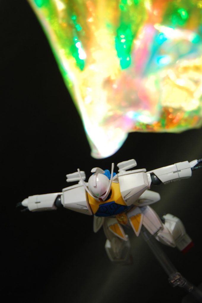 オーロラ素材を前ボケ撮影して月光蝶エフェクトに–3枚目/制作者:kisa