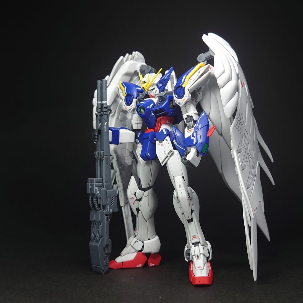 別の角度から、バスターライフル構えず、立てて、基本巣立ちオンリーなので