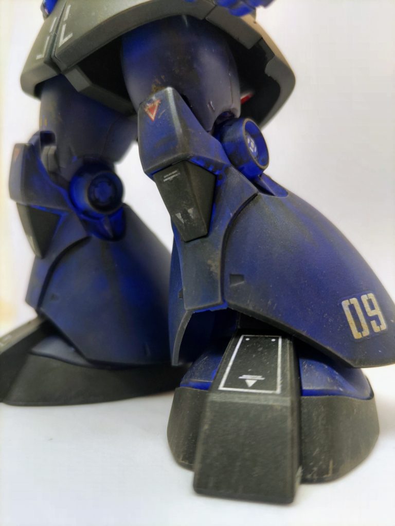 もっとグラデっぽく汚したかったけど難しいです。