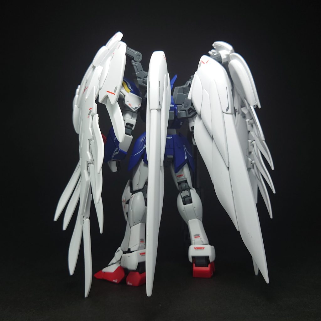 特徴的な、羽根は、迫力があり良いですね。