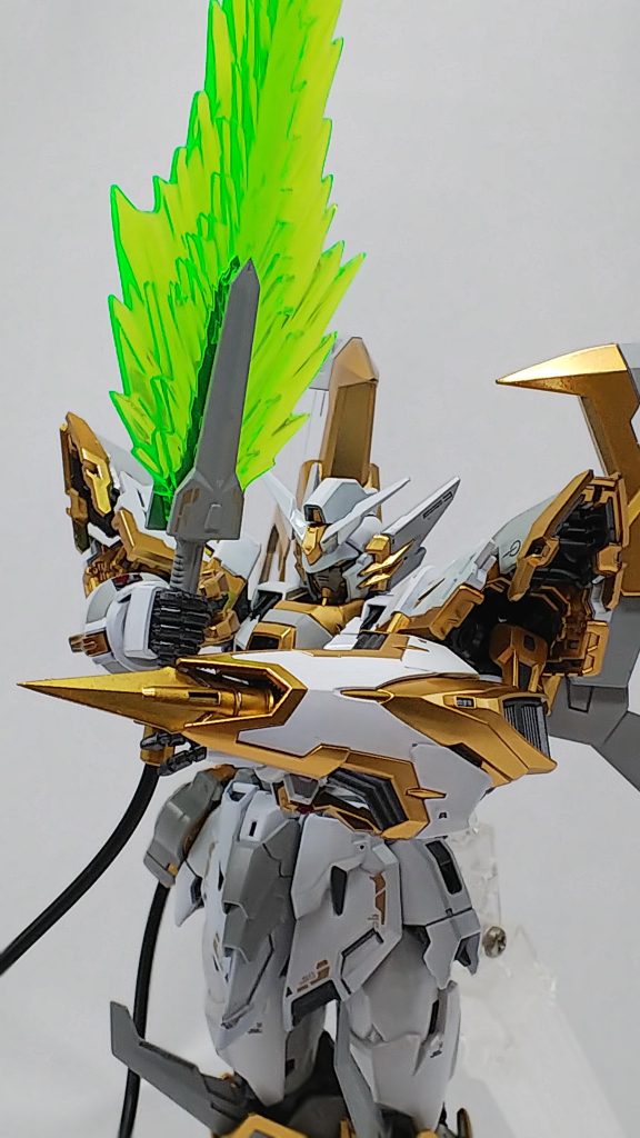 フロントアーマーの墨入れ拭き忘れてますね😇