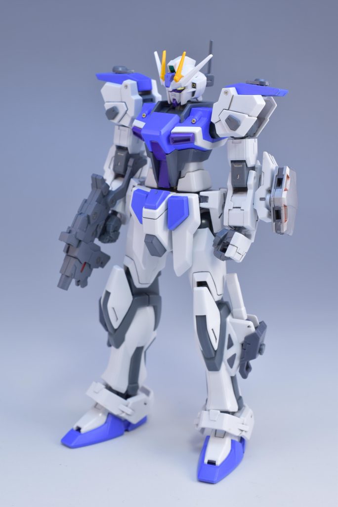 正面からの１枚。ハードポイントをふやそうといろいろパーツを選んだ結果ストライクのパーツからほとんど変わっちゃいました。