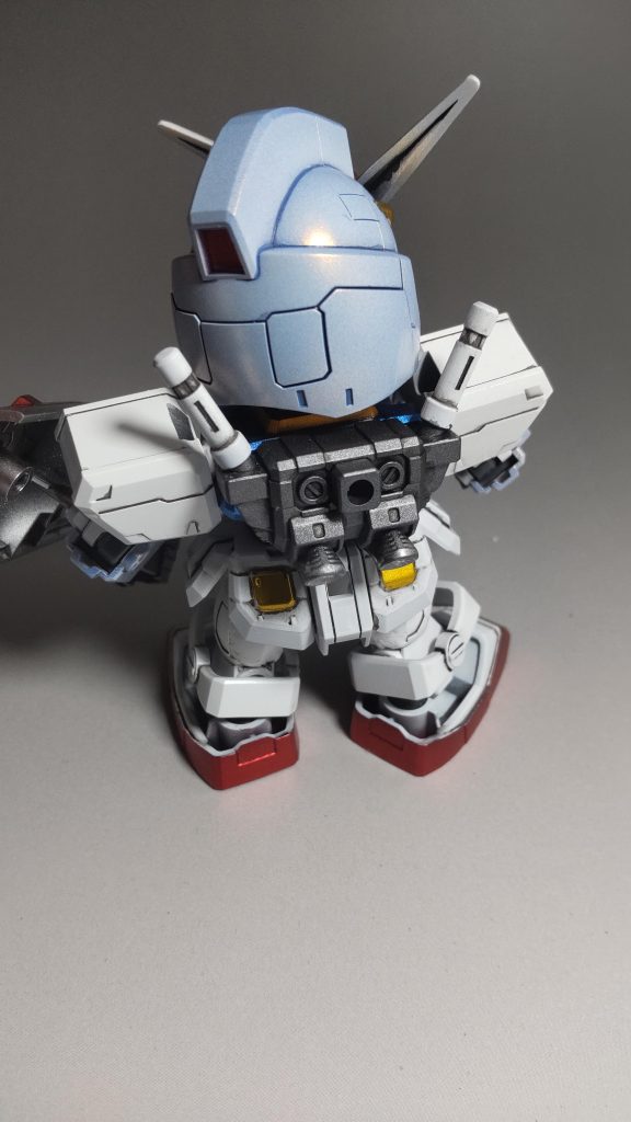 頭はホワイトキャンディー仕上げで