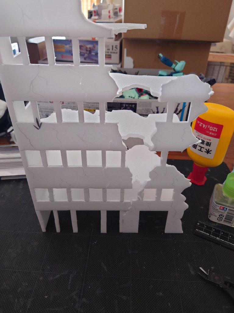 思ったより小さかったので、延長して大きくしました。