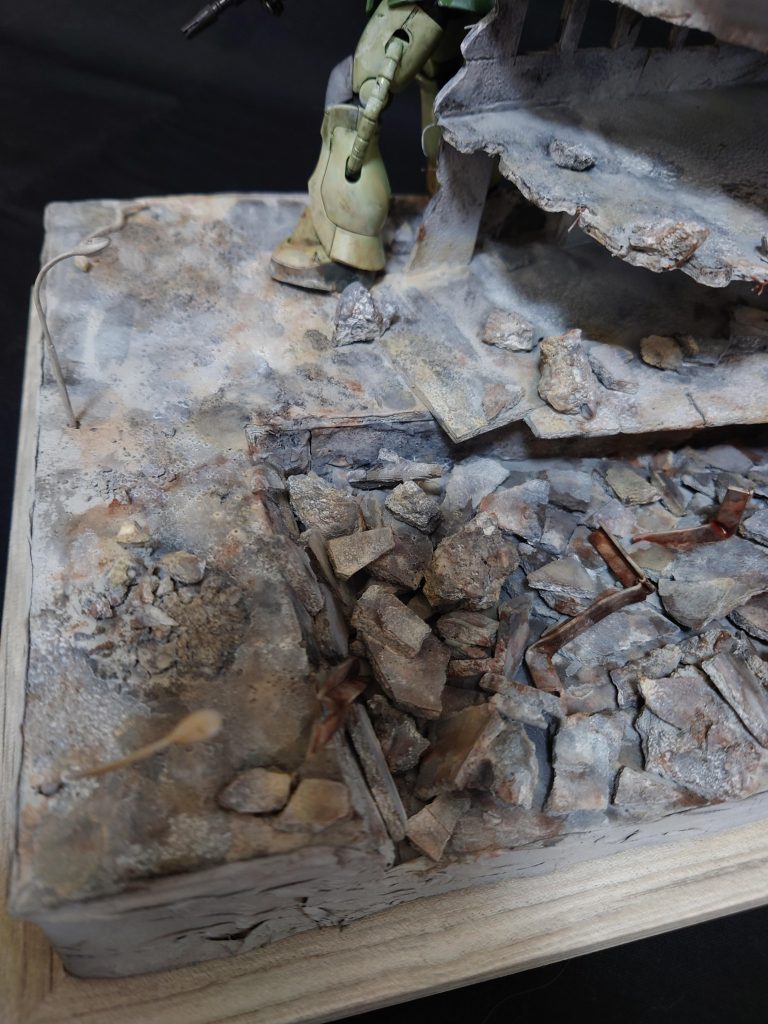 適当に塗っただけでリアル感があります