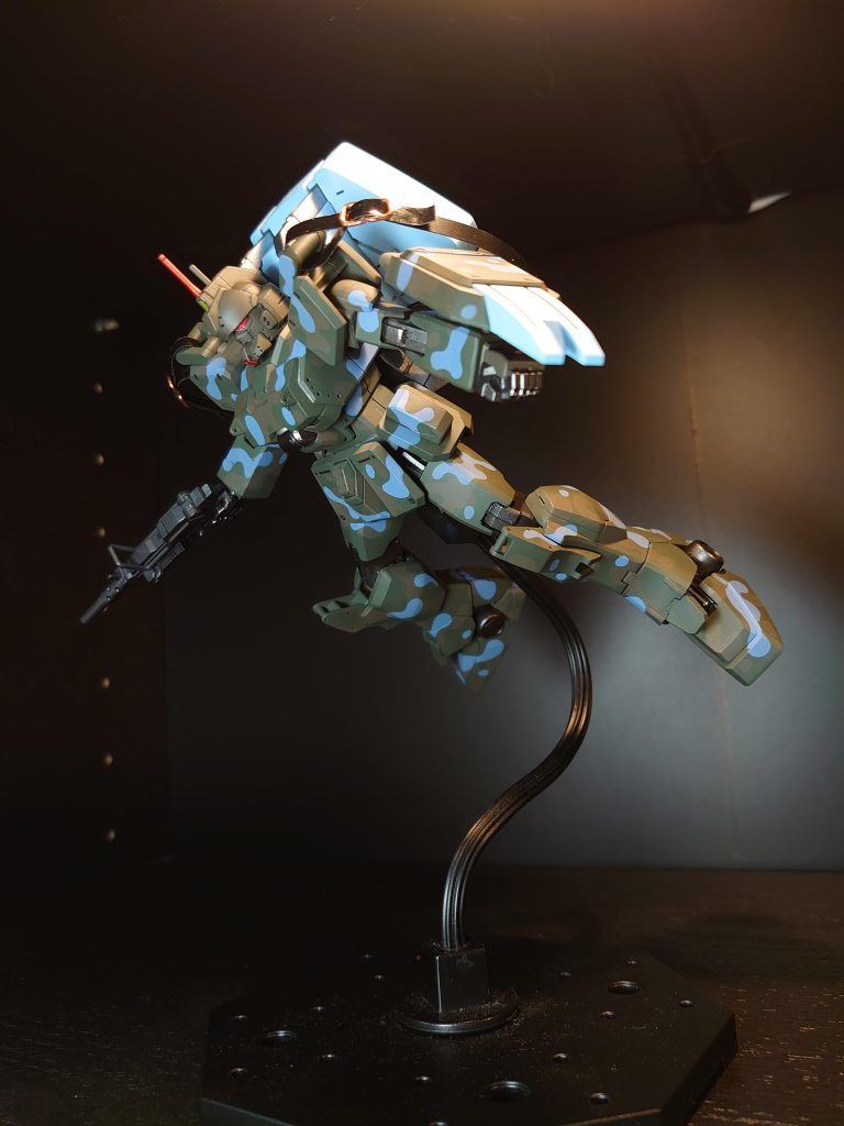 ミデアから降下する隊長さん