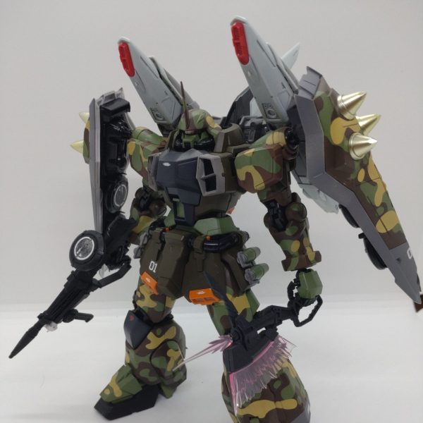 ザクファントム迷彩塗装