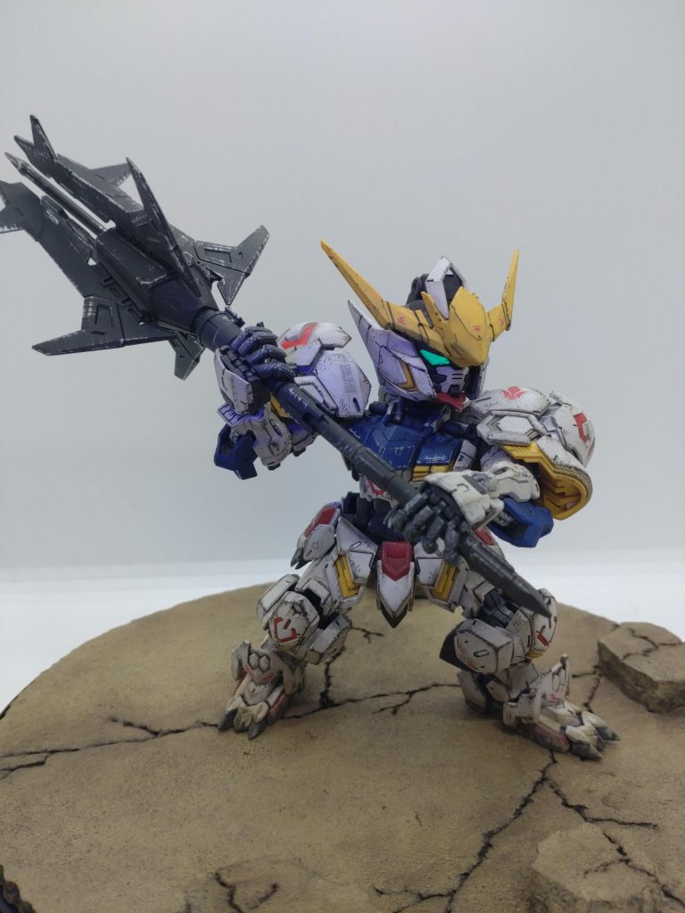 メイスもこの通り、やはりバルバトスにはこれが似合いますね。