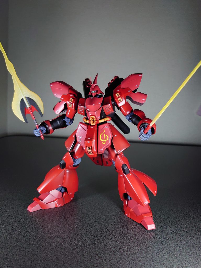 ビームアックスとサーベル2丁持ち