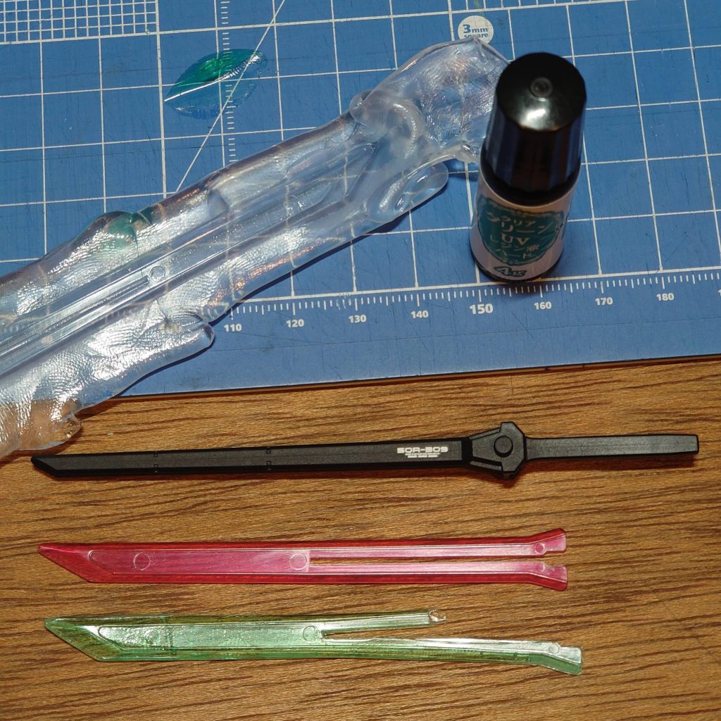 失敗…orz気泡が入って折れてしまいまいした…。慣れが必要ですね。