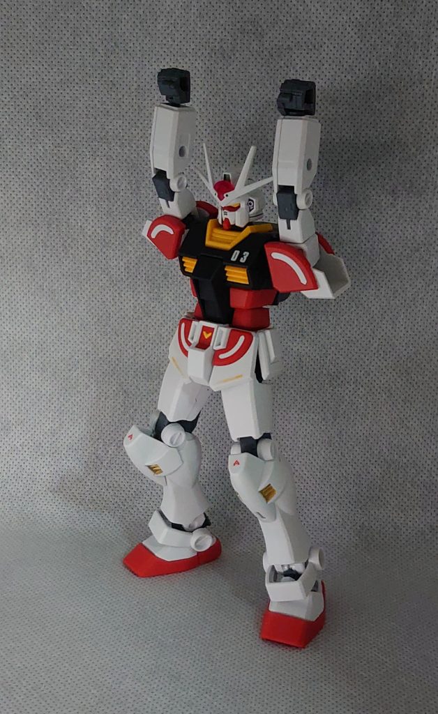 おまけ…中の人つながりでチンアナゴのポーズです。ごめんなさい、悪ふざけです。どことなく配色も近いものがある気がしますwこんなとこでも可動範囲の良さが光ります。