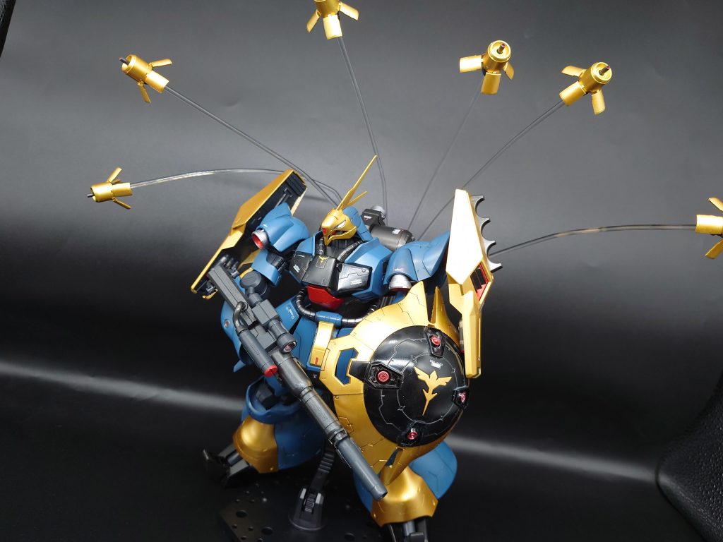 74作目　RE/100 ヤクト・ドーガ　ギュネイ・ガス機　　全塗装–6枚目/制作者：@kjyun_choroq