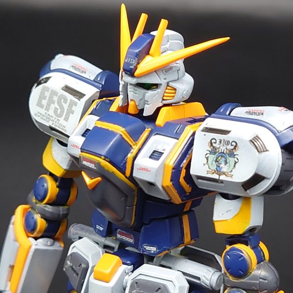 HG RX-78AL アトラスガンダム 塗装完成品　デカール追加 35 [Model/Plastic model] HG 1/144 Atlas Gundam-RX-78AL ATLAS
