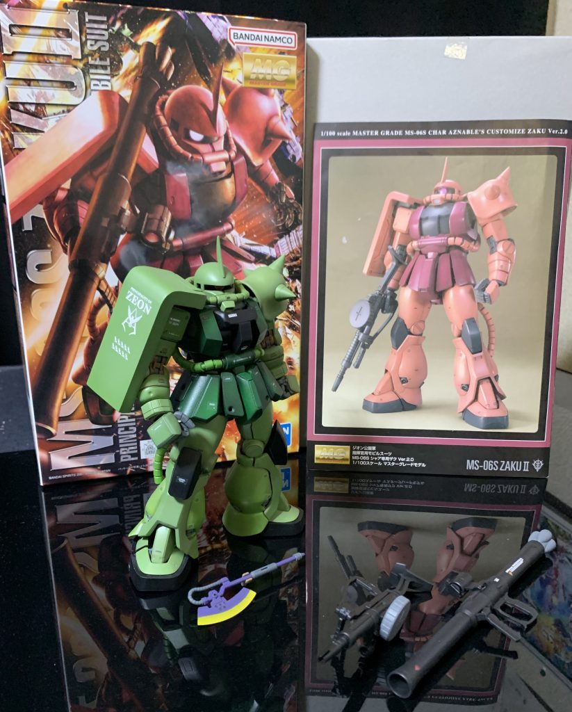 取説の素組と比べると違いがわかりやすいですね。以下制作過程など。