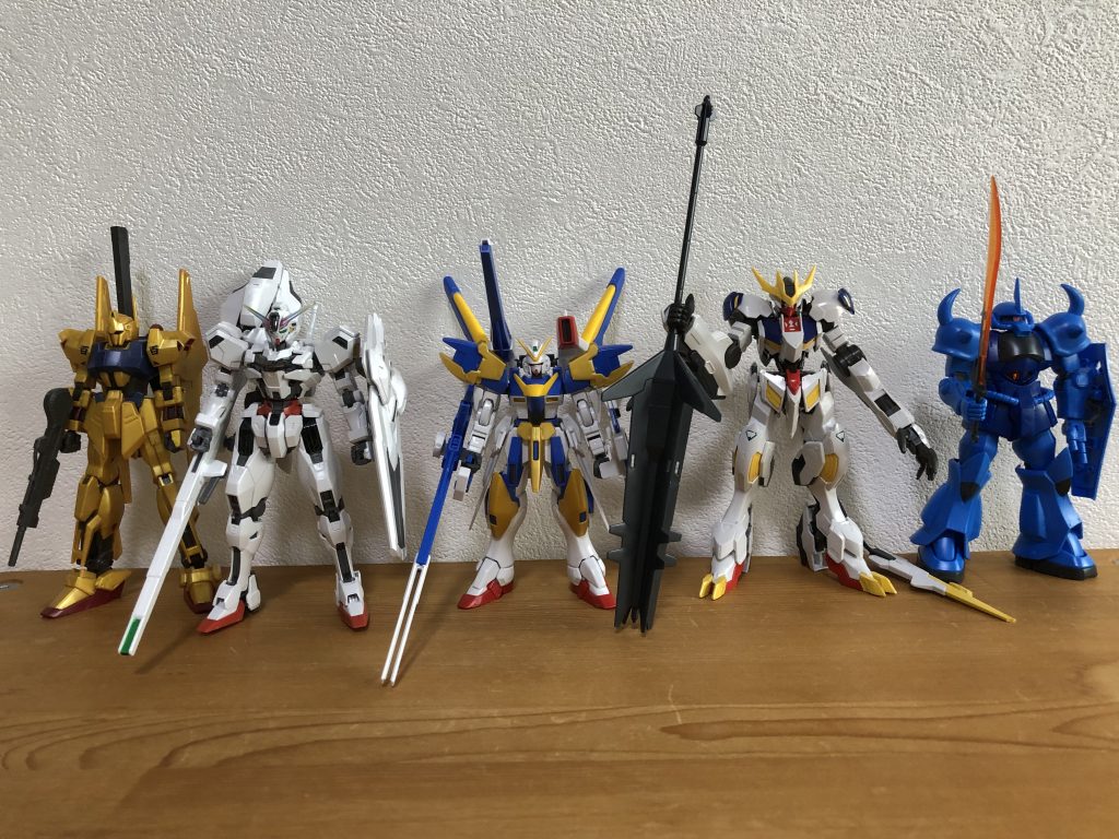 ガンプラ46～50体目–2枚目/制作者：平良野アロウ