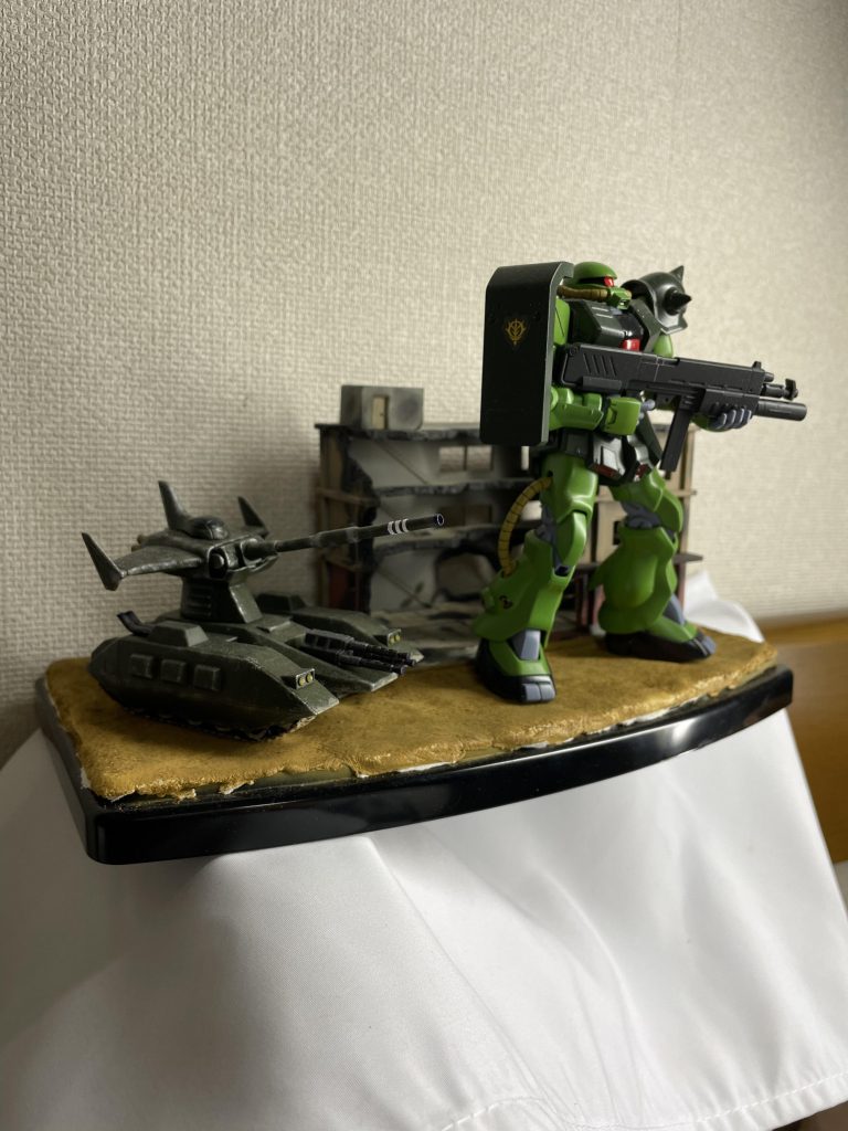 初ジオラマ作成！！–3枚目/制作者：幸村