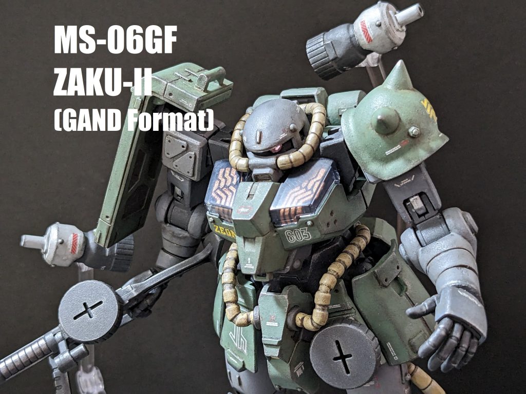 HG ザクII GANDフォーマット試験機