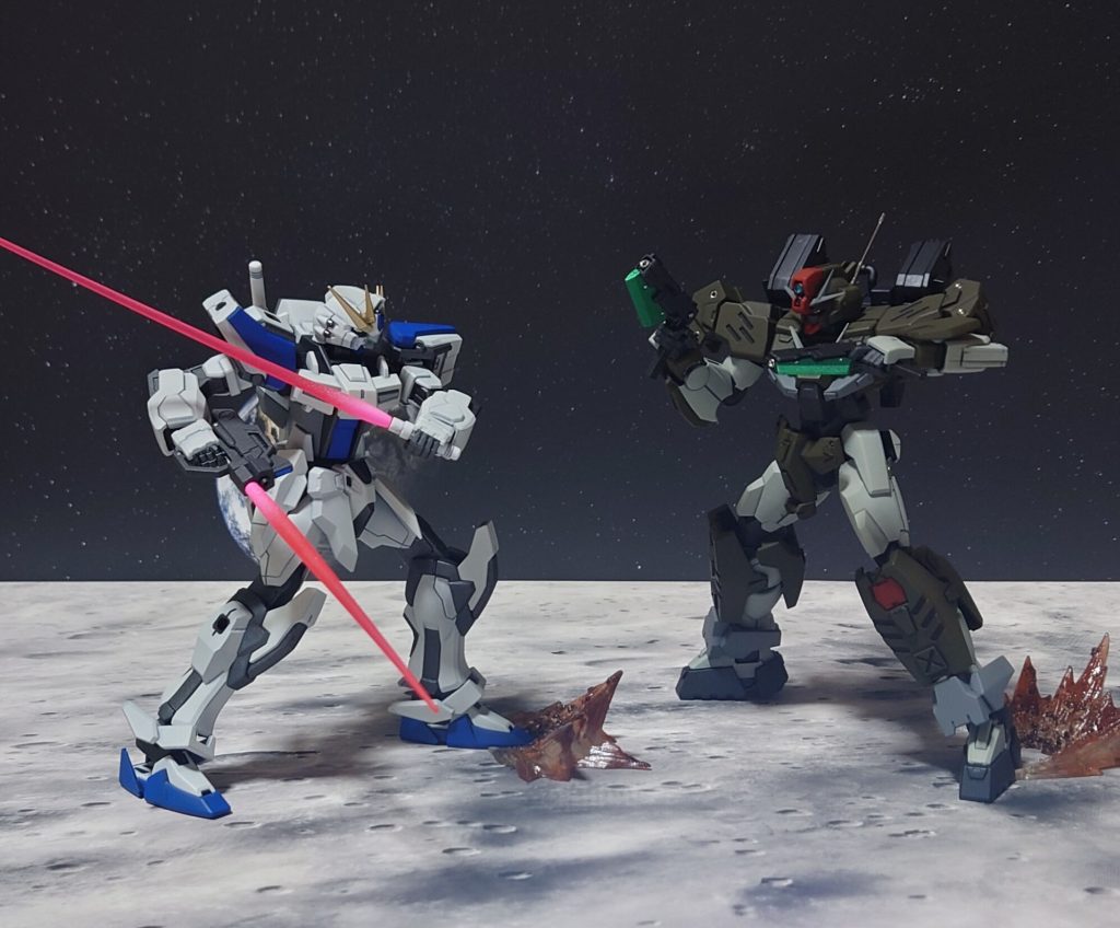 ガンプラバトルその⑤、(脳内)ライバルとの意地の張り合い。